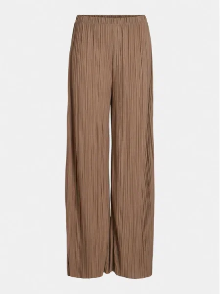 Vila Pantaloni din Plisa maro