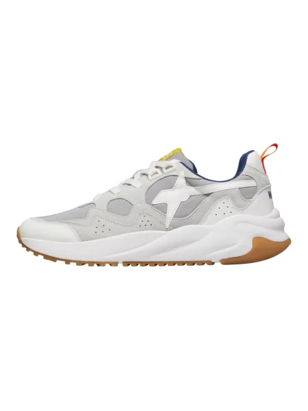 Sneakersy W6yz skórzane szare