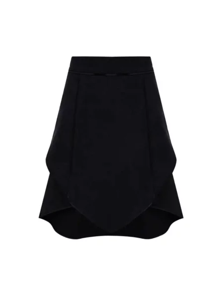 Femif Спідниця міді Вовна чорний