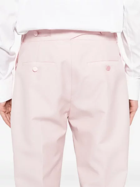 Pantaloni Alexander Mcqueen plisate roz
