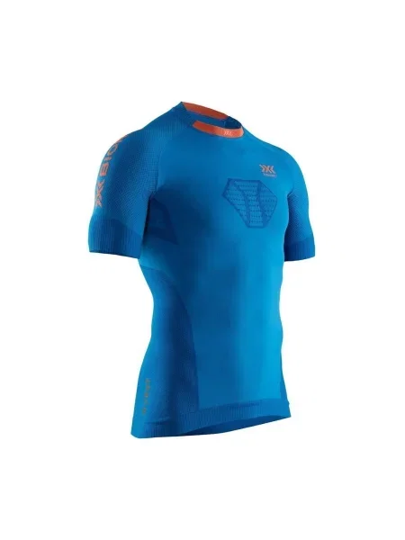 Tricou X-bionic alergare albastru