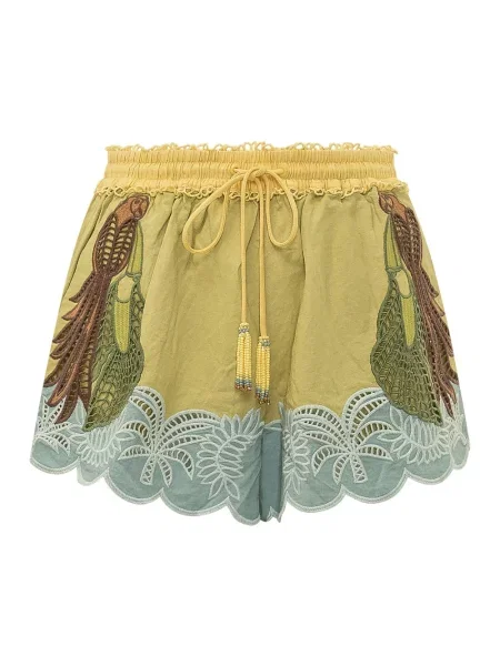 Lniane szorty z lnu Farm Rio