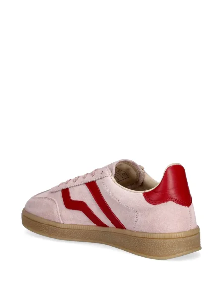 Sneakerși Gant din piele de căprioară cu dungi roz