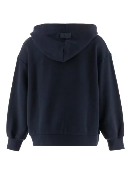 Bluza z kapturem dziecięca Il Gufo niebieska