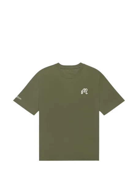 Golf tricou Malbon Golf cu autograf verde