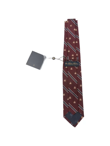 Cravată Brooks Brothers cu autograf roșu