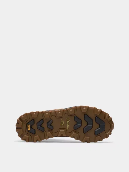 Кожаные ботинки Clarks коричневые