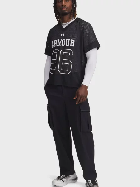 Спортивна футболка Under Armour з джерсі чорна
