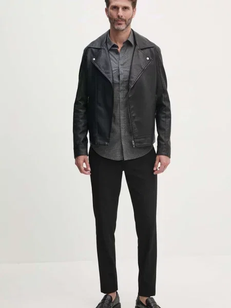 Классическая ошейниковый рубашка Armani Exchange синяя