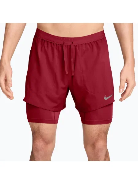 Pantaloni scurți de alergare pentru bărbați Nike Stride tough red roșu