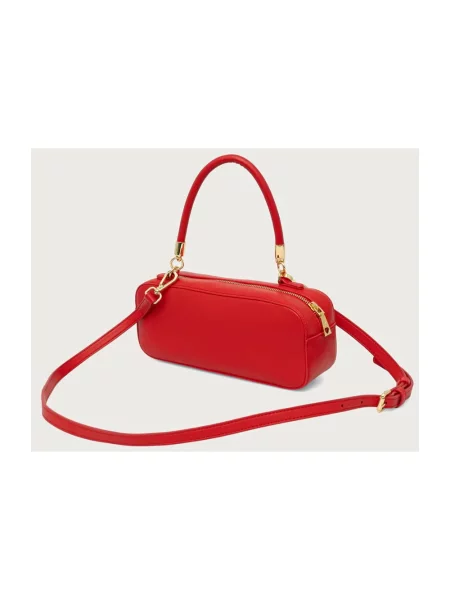 Love Moschino torebka crossbody z imitacji skóry czerwona
