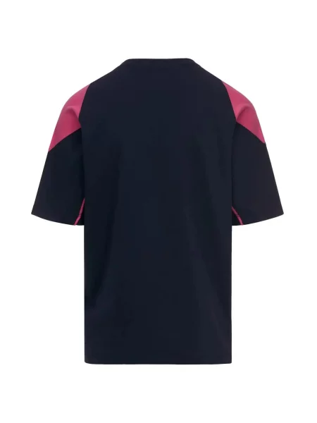 Koszulka Valor Kappa Stade Français Paris Granatowa i różowa niebieska