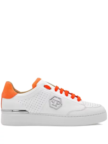 Sneakerși Philipp Plein din piele cu autograf