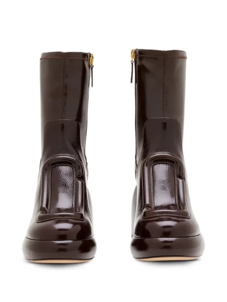 Cizme scurte Marc Jacobs maro