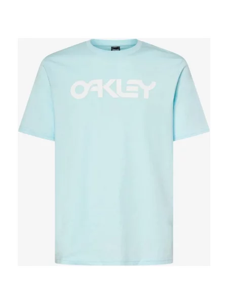 Koszulka z krótkim rękawem Oakley Mark II niebieski S biały