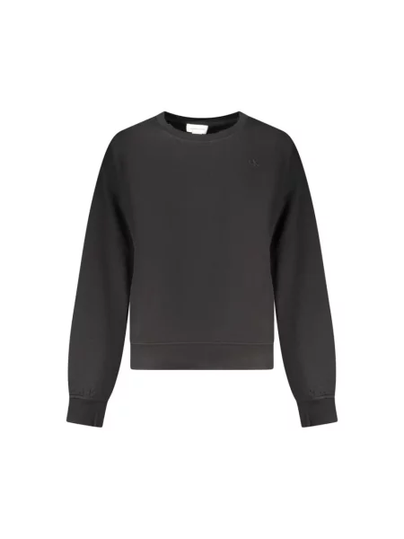 Bluza Calvin Klein frotte z logo czarna