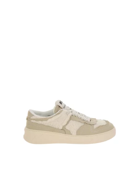 Sneakersy Msgm beżowe