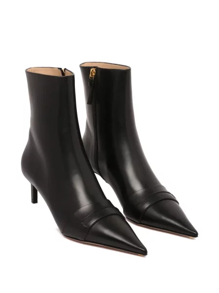 Cizme scurte Tom Ford din piele negru