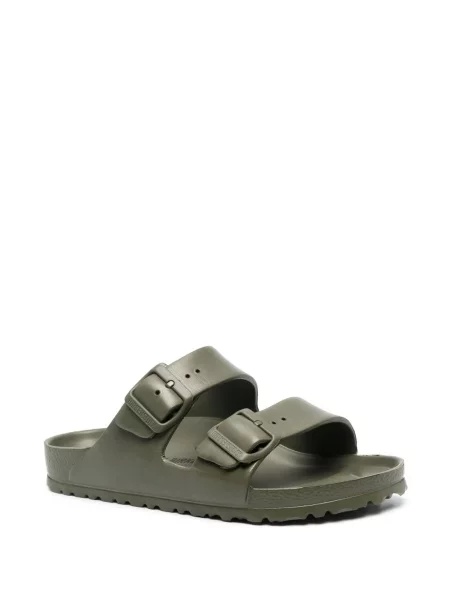 Iš natūralios odos sandalai Birkenstock žalia