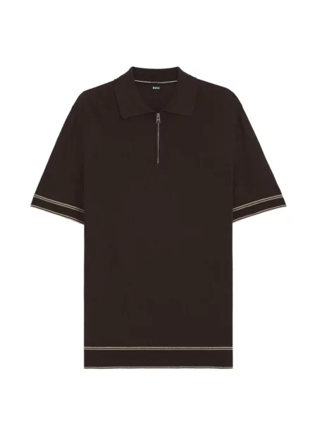 Tricou polo Boss maro