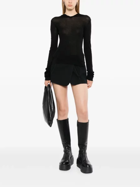 Lung top Rick Owens negru