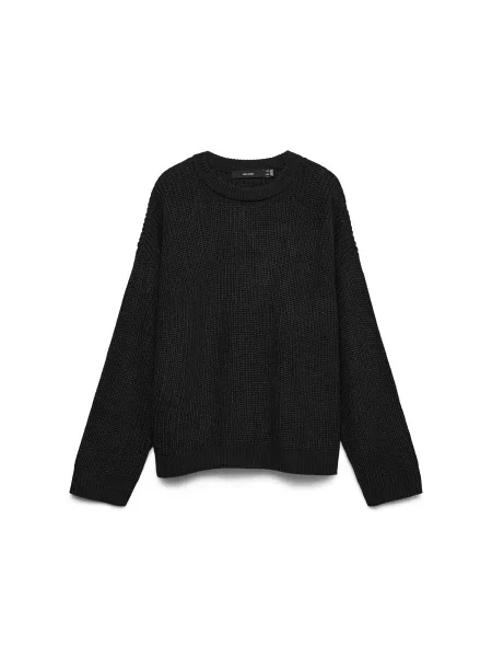 VERO MODA Pulover VMLEA' negru