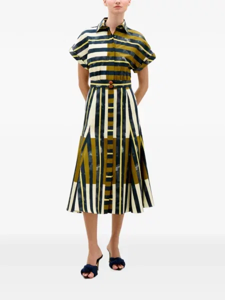 Rochie midi Silvia Tcherassi verde