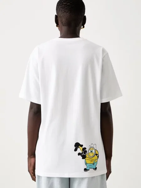 Converse T-shirt x Minions & Monsters biała