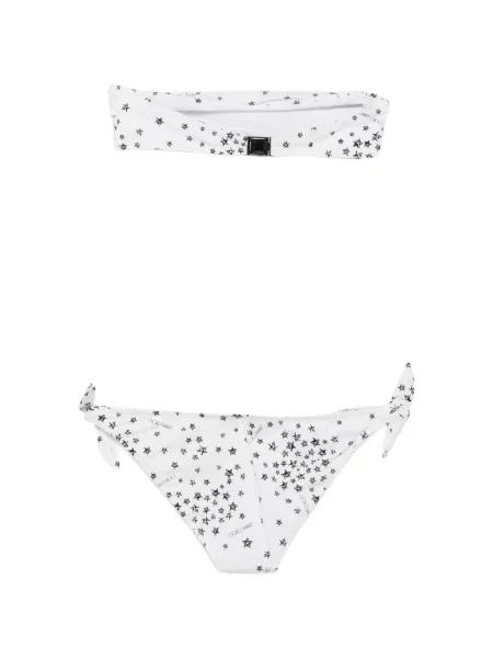Bikini Jimmy Choo cu imagine alb