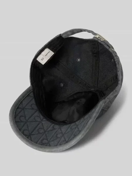 Czapka z daszkiem Calvin Klein szara