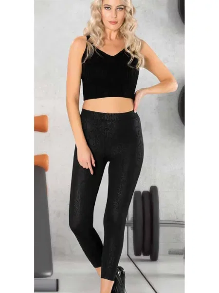 Леггинсы для спорта чорні