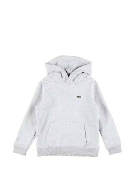 Bluza z kapturem dziecięca Lacoste szara