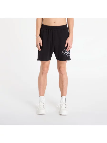 Mrežaste kratke hlače Represent crna