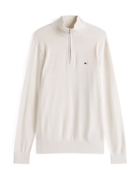 TOMMY HILFIGER Pletena jopa ESSENTIAL pastelno rumena