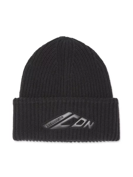 Căciulă Dsquared2 tricotate negru