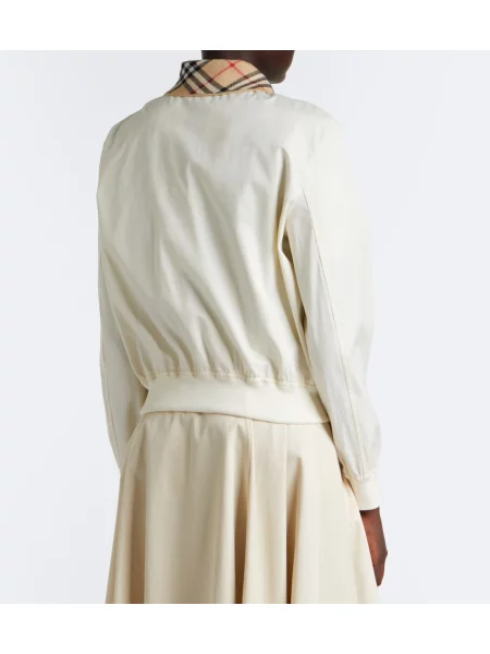 Geacă Burberry alb