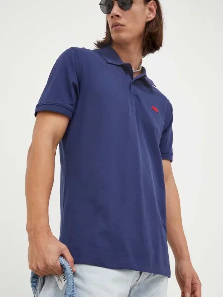 Поло тениска Levi's® с къс ръкав синьо