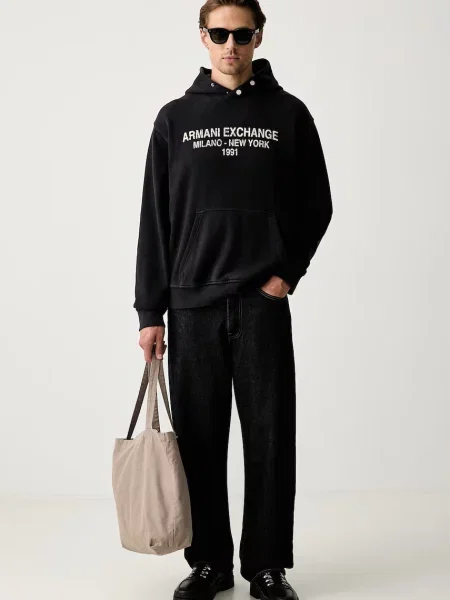 Armani Exchange hanorac cu glugă pentru bărbați din