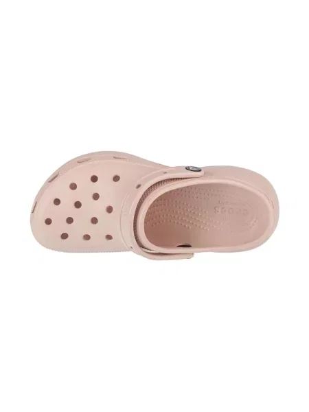 Pantofi Crocs cu platformă clasici bej