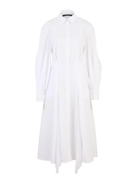 Karl Lagerfeld Rochie tip bluză alb