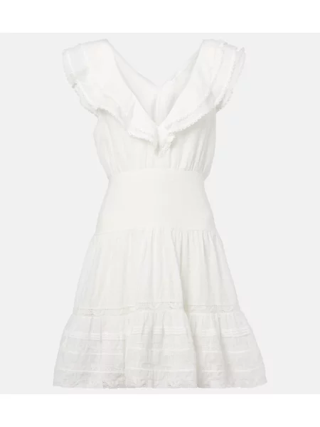 Rochie Poupette St Barth cu dungi alb