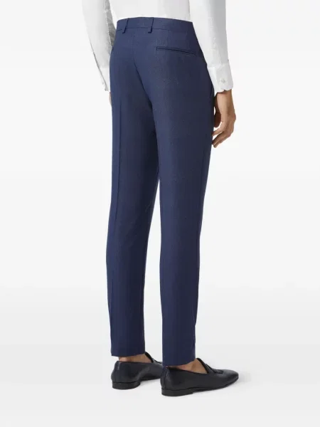 Pantaloni Billionaire de lână albastru