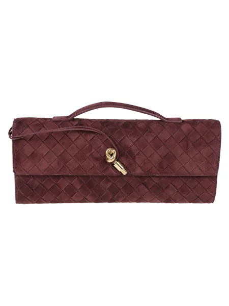 Torebka Bottega Veneta zamszowa brązowa