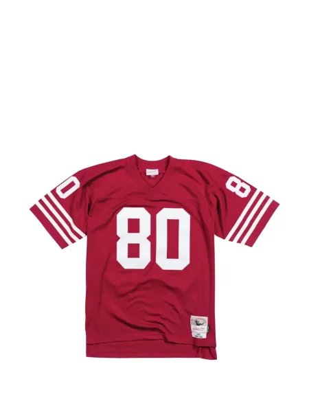 Cămașă Mitchell & Ness din jerseu roșu