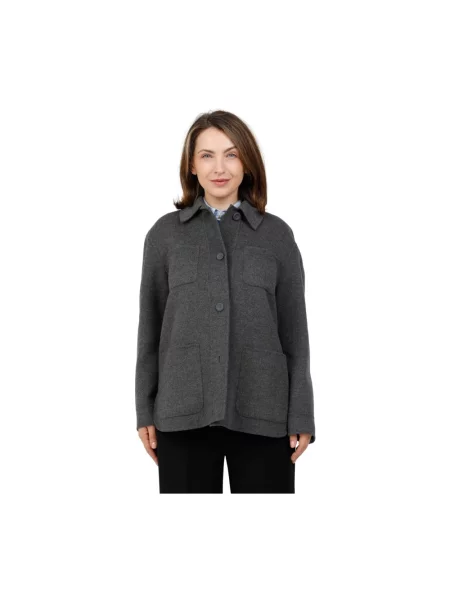 Koszula Max Mara Studio szara