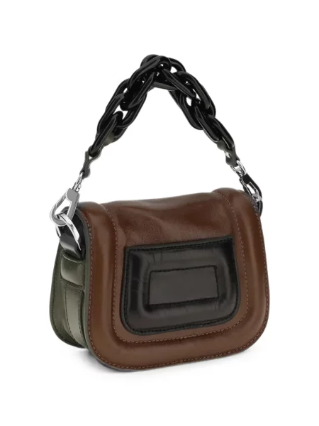 Geantă shopper Pierre Hardy din piele maro