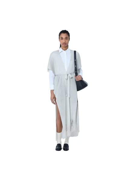 Dzianinowy sweter Max Mara beżowy
