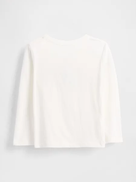 Tricou copii Gap alb