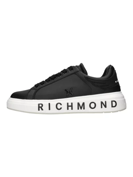 Sneakersy John Richmond skórzane czarne