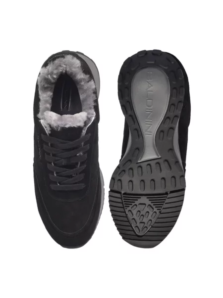 Sneakersy Baldinini zamszowe czarne